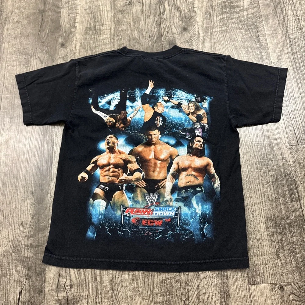 Vintage WWE ECW Raw Smackdown T Shirt Triple H Undertaker